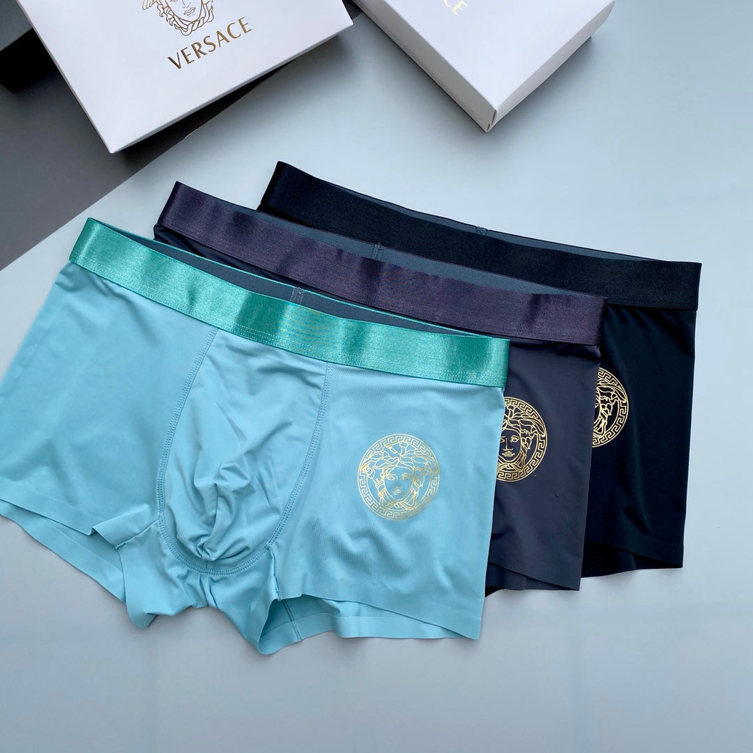 Versace gold side head boxer briefs - view 1
