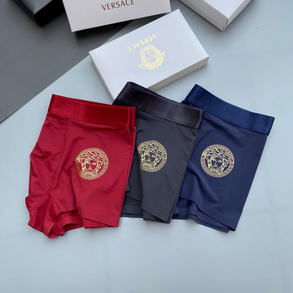Versace gold medusa circle boxer briefs - view 4