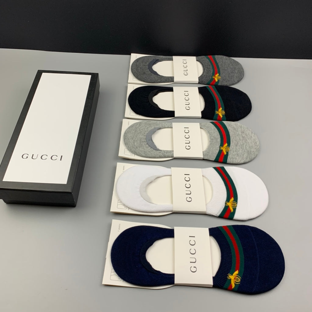 Gucci No-Show Socks - allover printed motifs - View Details - image 3