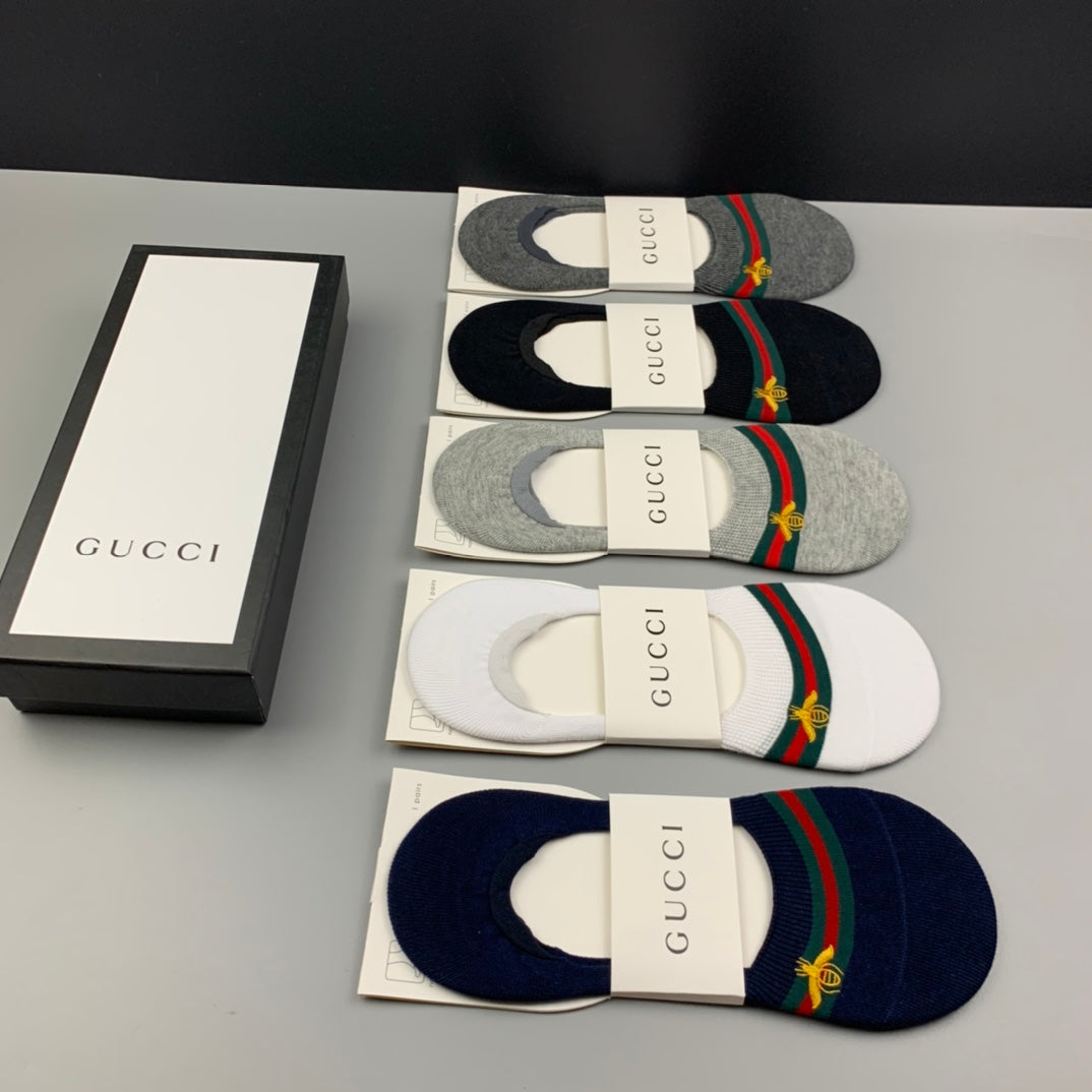 Gucci No-Show Socks - allover printed motifs - View Details - image 3