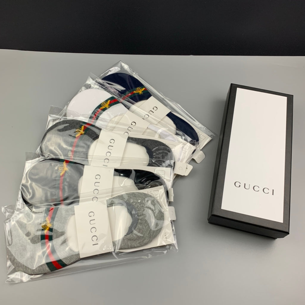 Gucci No-Show Socks - allover printed motifs - View Details - image 1