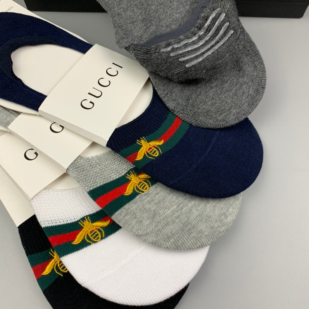 Gucci No-Show Socks - allover printed motifs - View Details - image 6