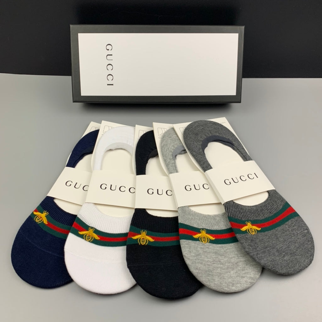 Gucci No-Show Socks - allover printed motifs - View Details - image 4