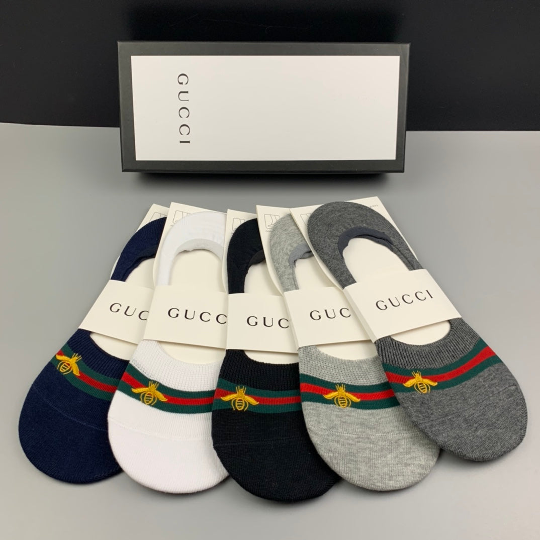 Gucci No-Show Socks - allover printed motifs - View Details - image 4