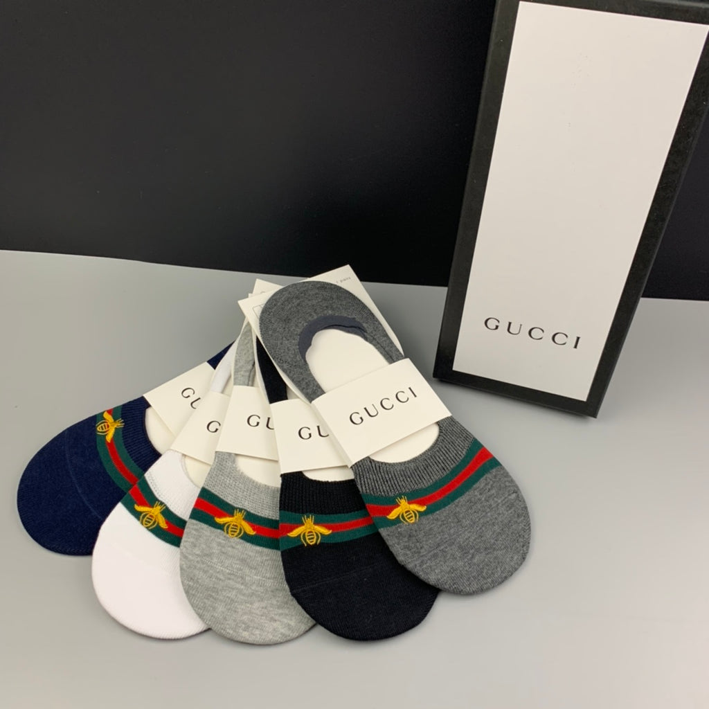 Gucci No-Show Socks - allover printed motifs - View Details - image 2