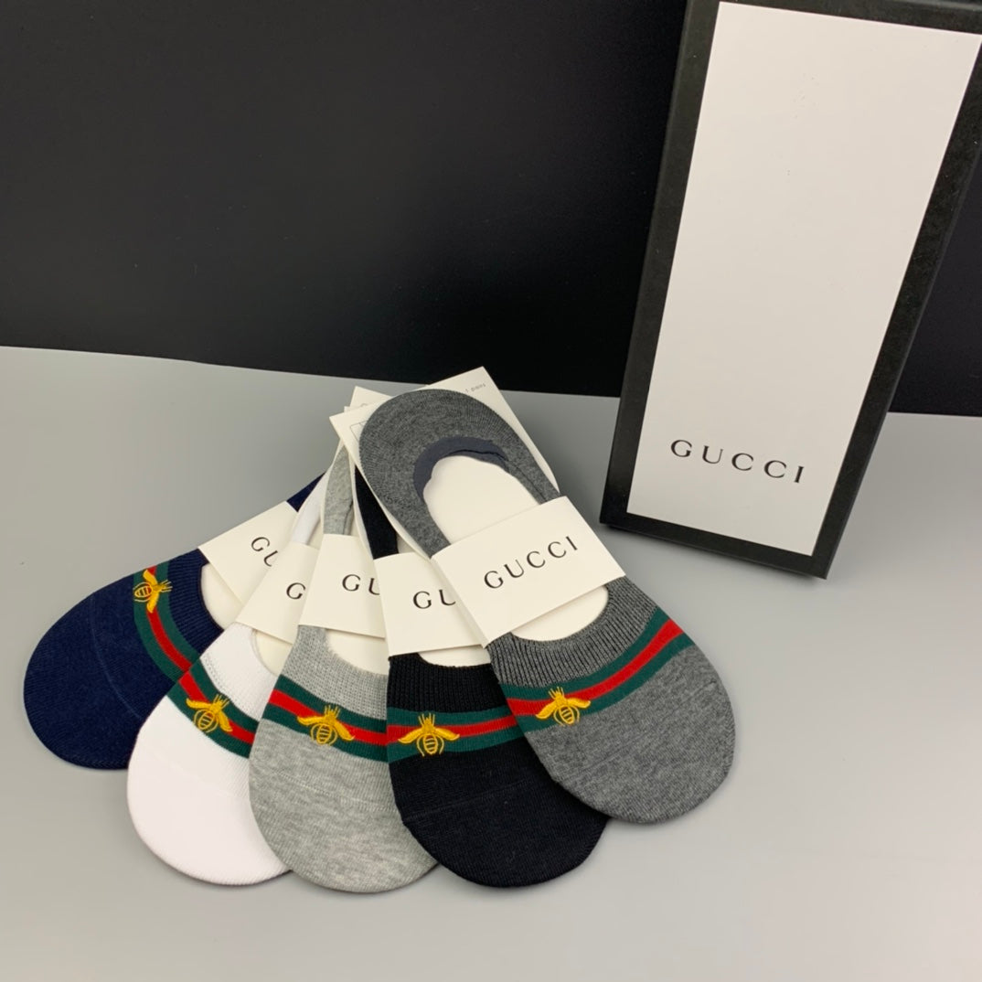 Gucci No-Show Socks - allover printed motifs - View Details - image 2