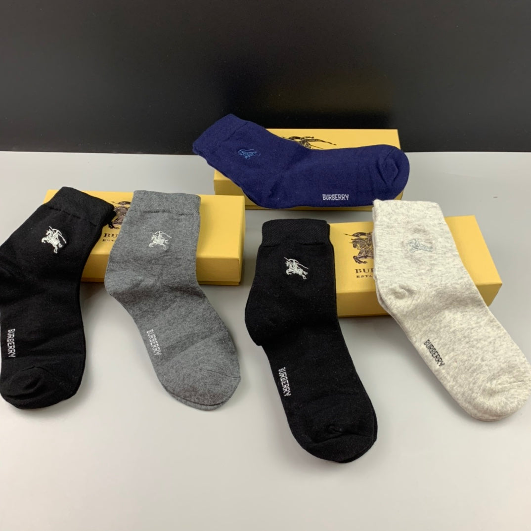 Burberry boxed knight neutrals socks - view 5
