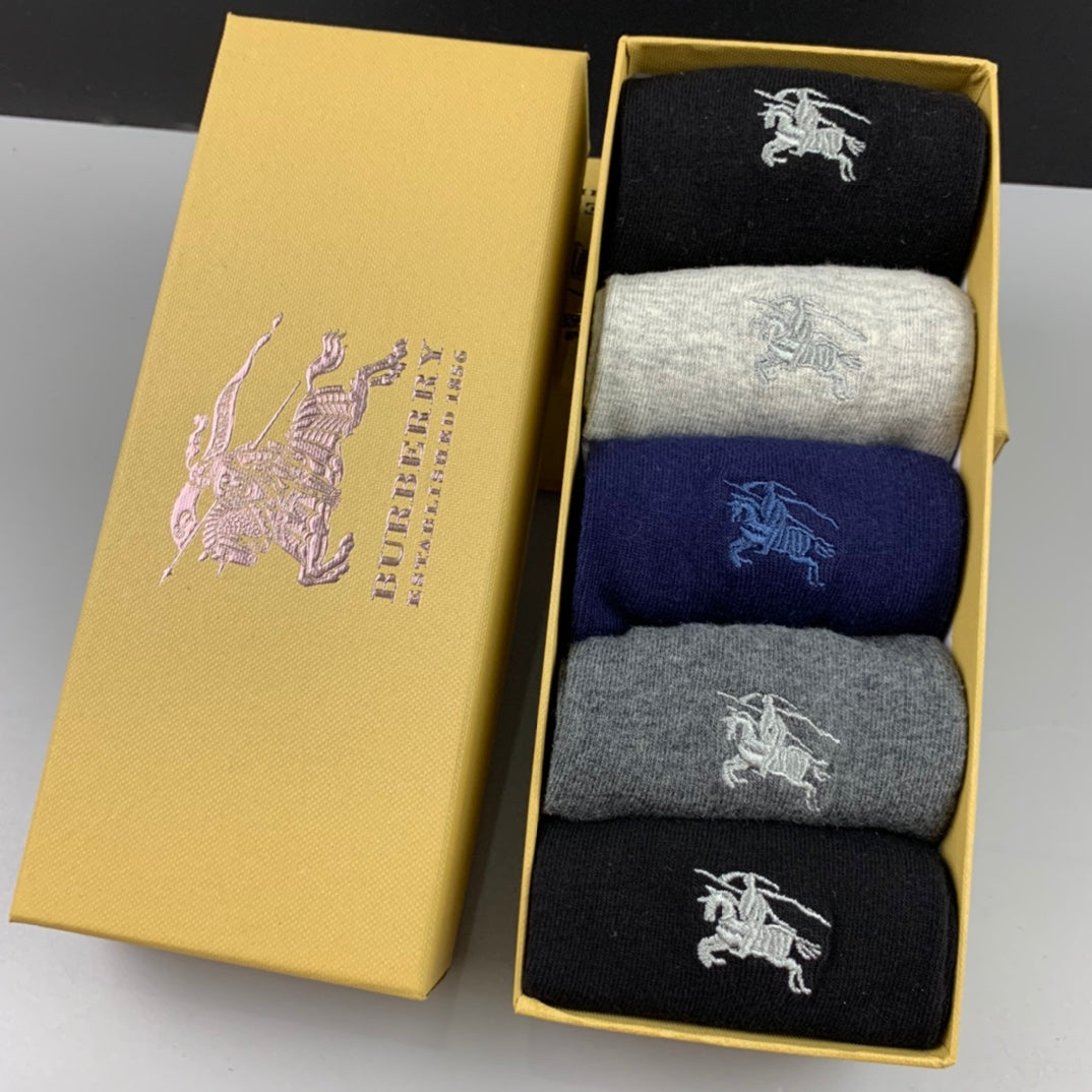 Burberry boxed knight neutrals socks - view 1