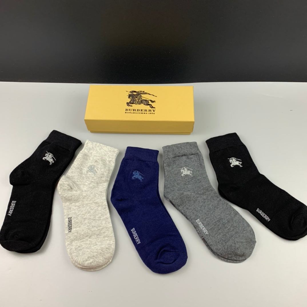 Burberry boxed knight neutrals socks - view 2