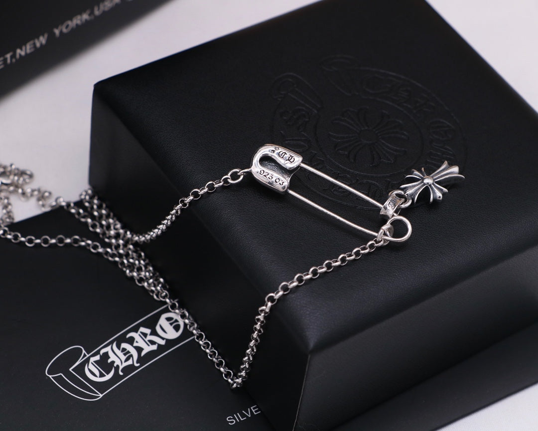 Chrome Hearts Pin and Cross Charm Necklace - album image 2