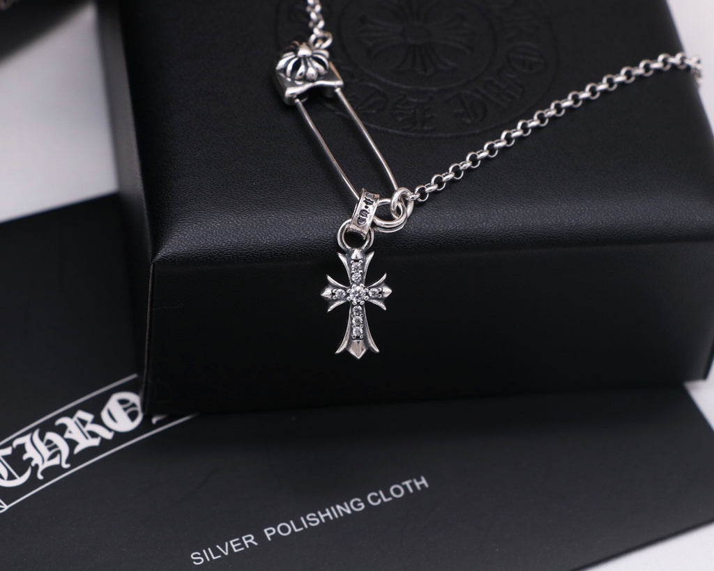 Chrome Hearts Pin and Cross Charm Necklace - album image 1