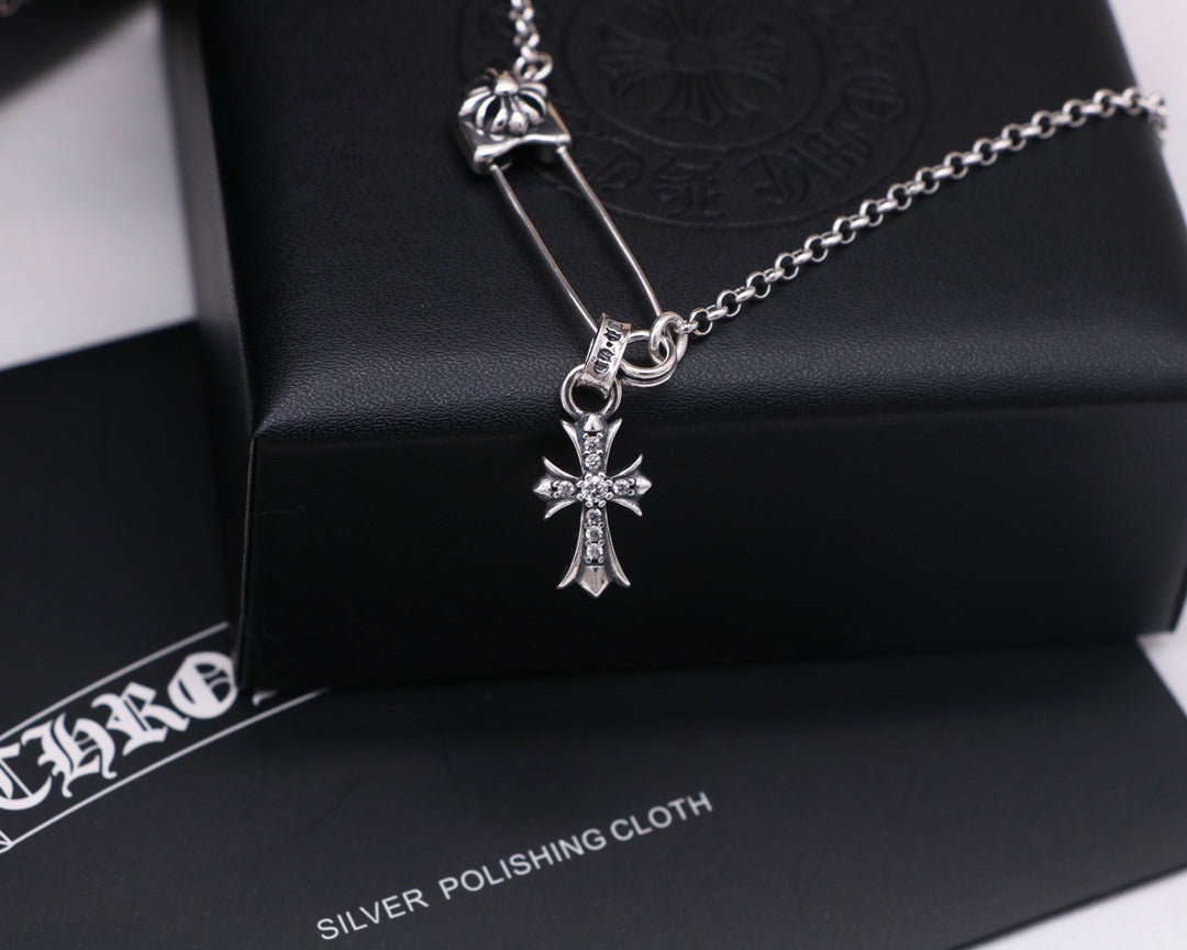 Chrome Hearts Pin and Cross Charm Necklace - album image 1