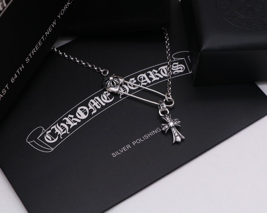 Chrome Hearts Pin and Cross Charm Necklace - album image 3