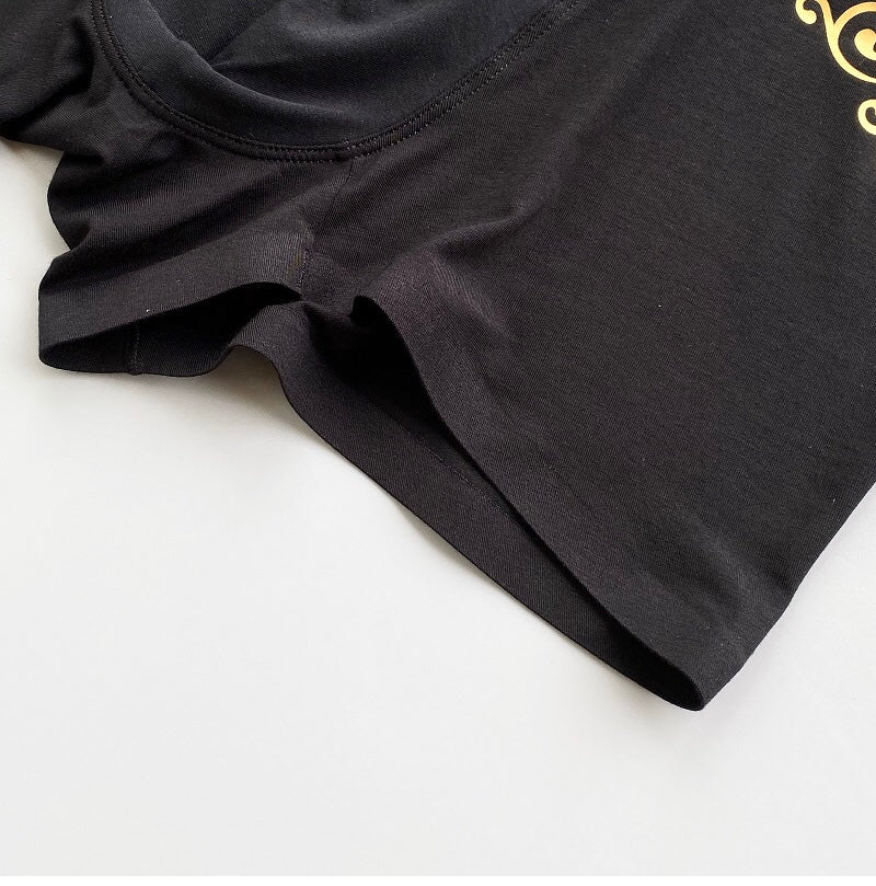 Versace gold scroll motif boxer briefs - view 7