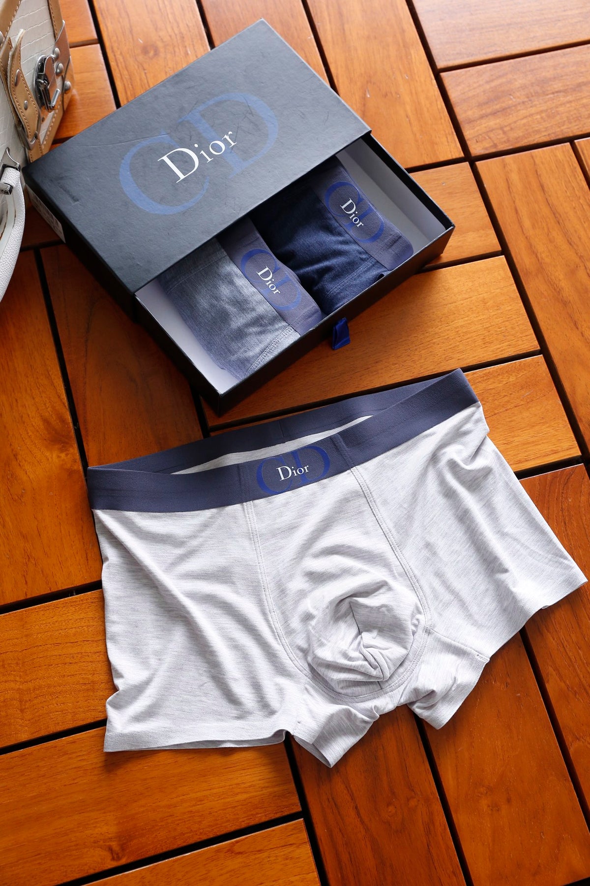 Dior minimal contrast waist boxer briefs - view 1