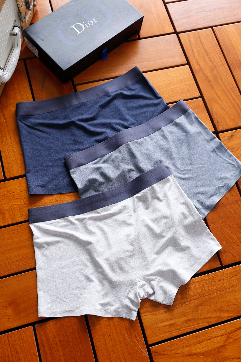Dior minimal contrast waist boxer briefs - view 4