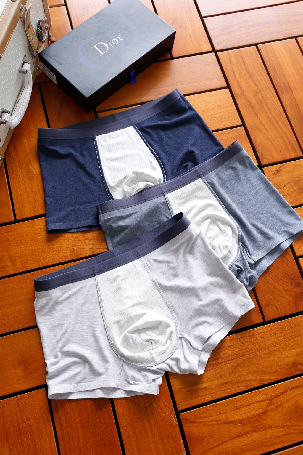 Dior minimal contrast waist boxer briefs - view 8