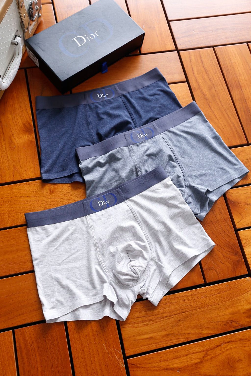Dior minimal contrast waist boxer briefs - view 9