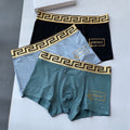 Versace framed gold wordmark boxer briefs - view 1