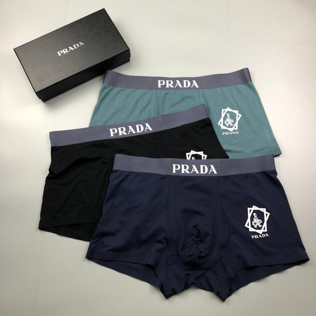Prada black shield emblem boxer briefs - view 6
