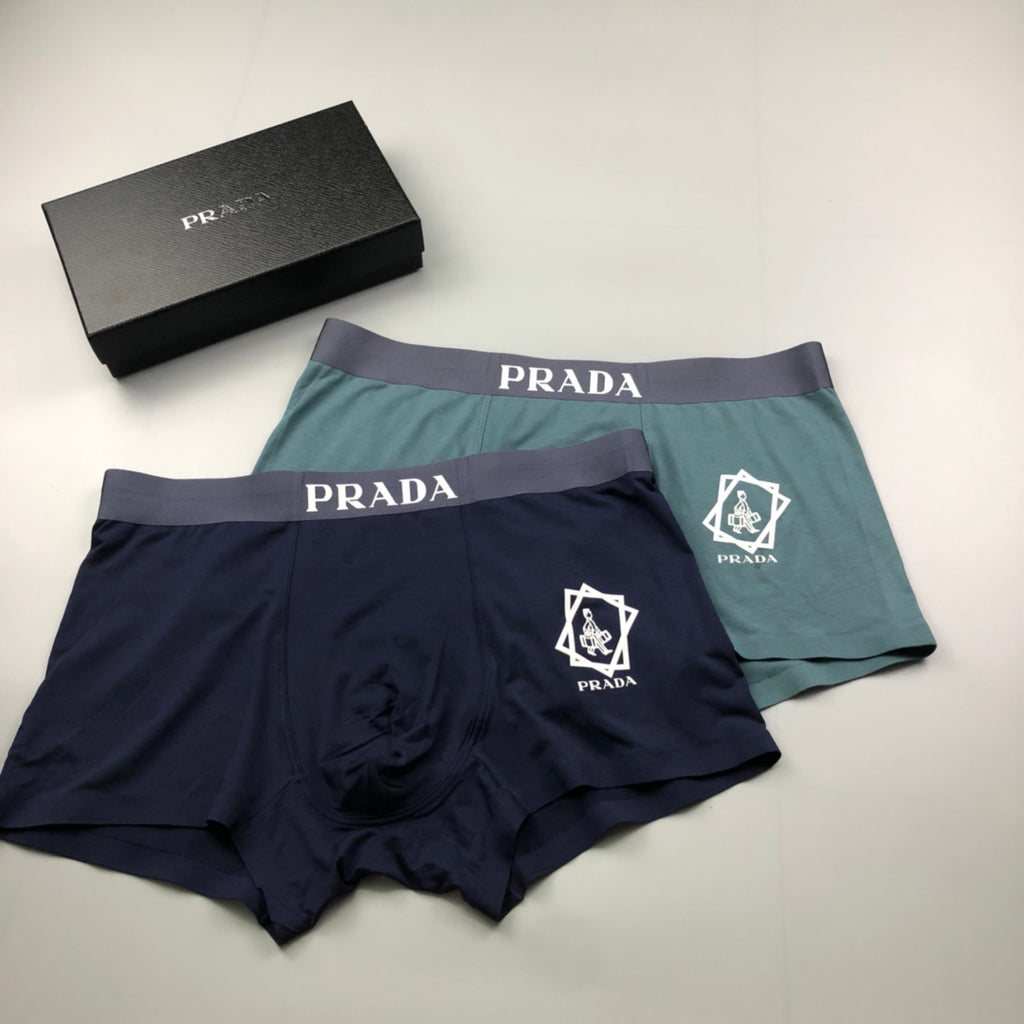 Prada black shield emblem boxer briefs - view 4