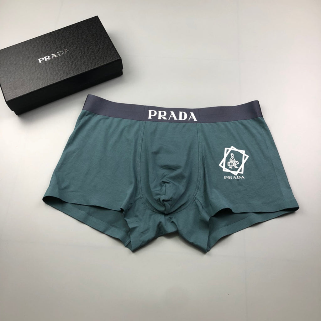 Prada black shield emblem boxer briefs - view 3