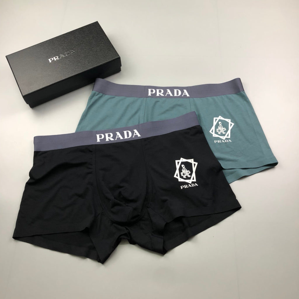 Prada black shield emblem boxer briefs - view 5