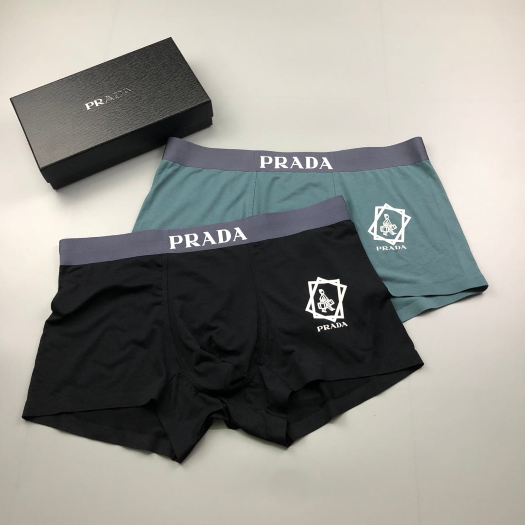 Prada black shield emblem boxer briefs - view 5