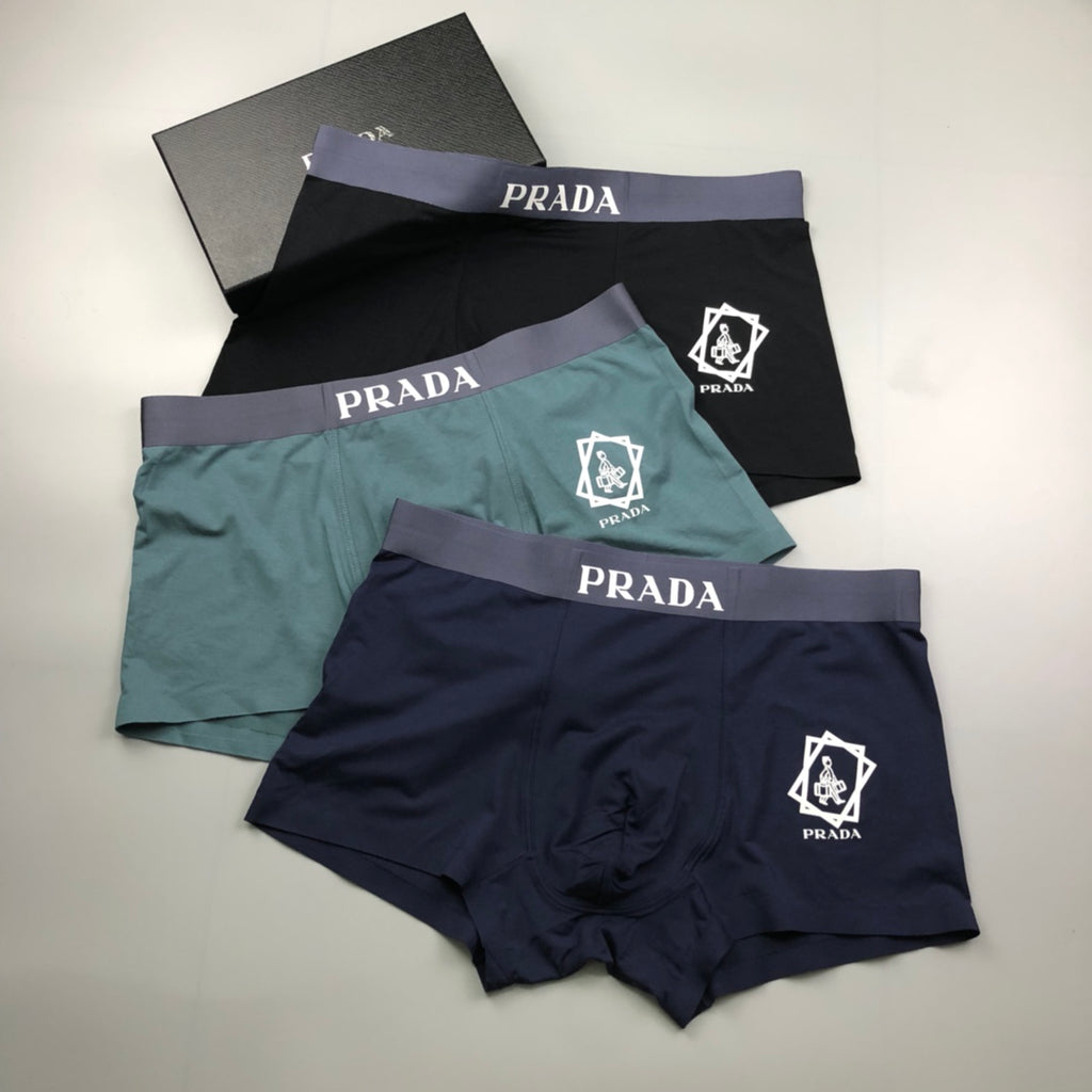 Prada black shield emblem boxer briefs - view 7