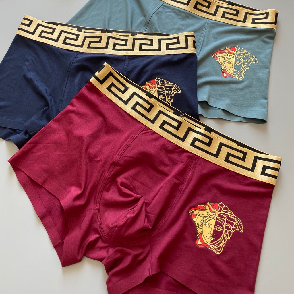Versace multicolor medusa head boxer briefs - view 3