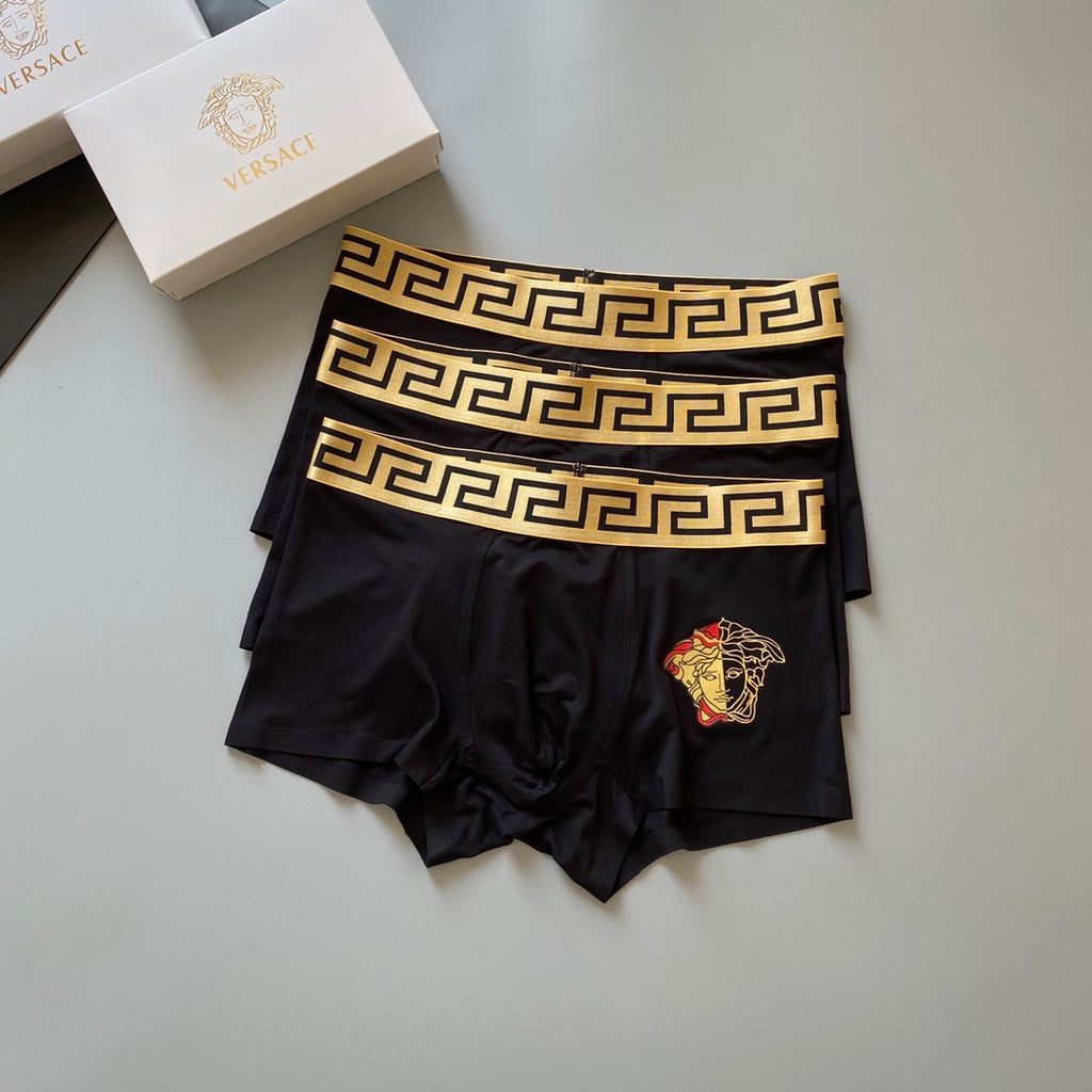 Versace small colored medusa boxer briefs - view 4