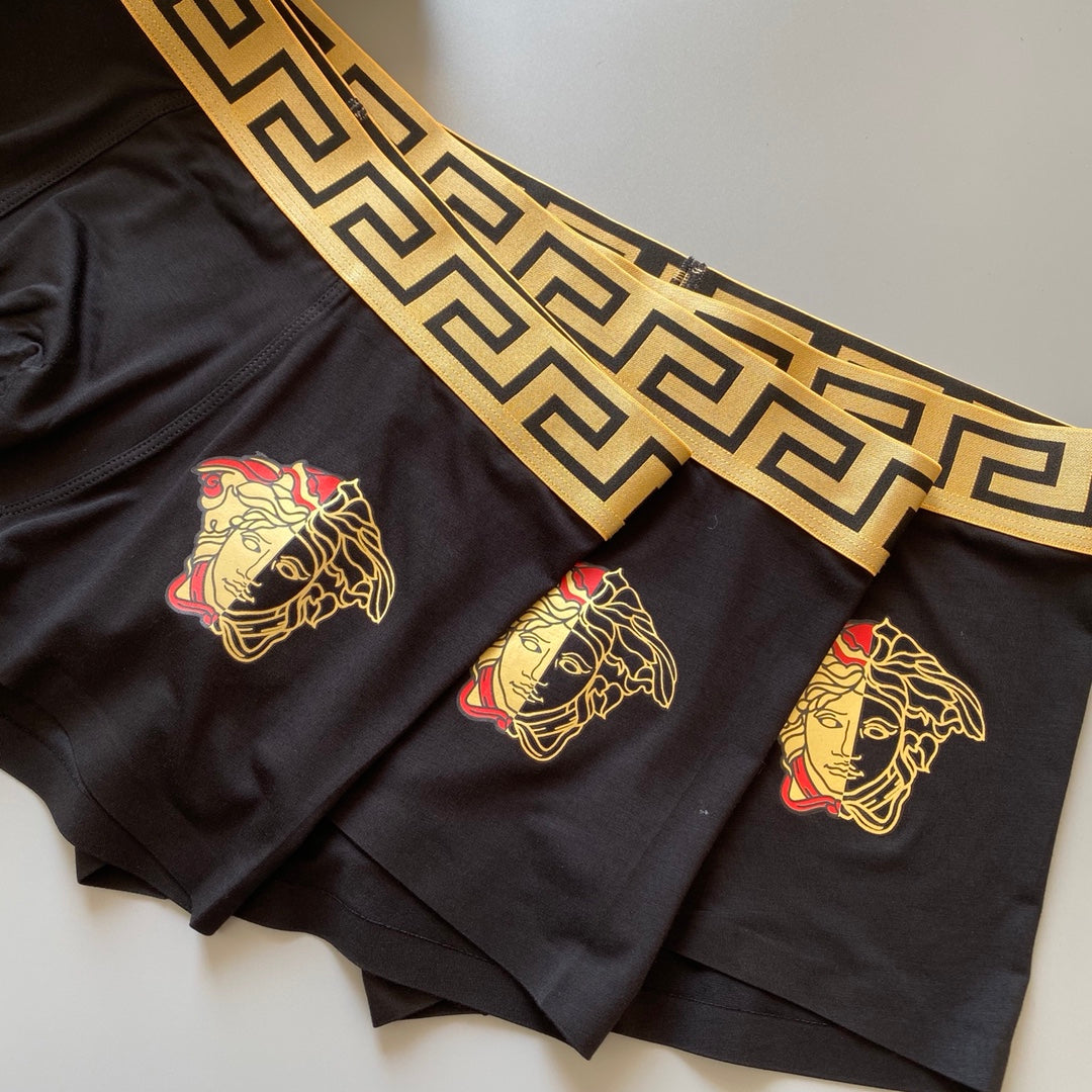 Versace small colored medusa boxer briefs - view 7