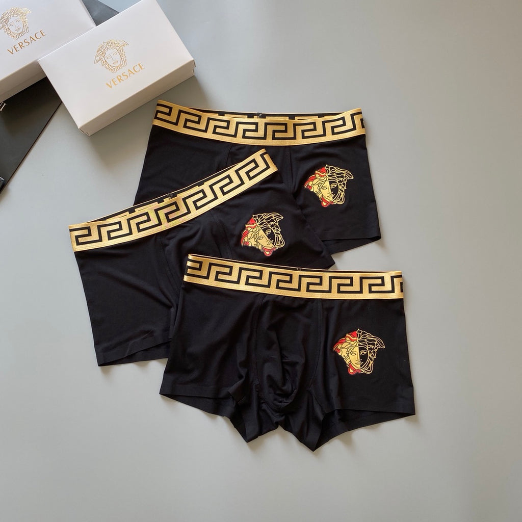 Versace small colored medusa boxer briefs - view 1
