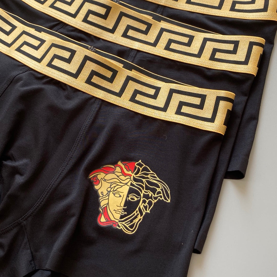 Versace small colored medusa boxer briefs - view 6