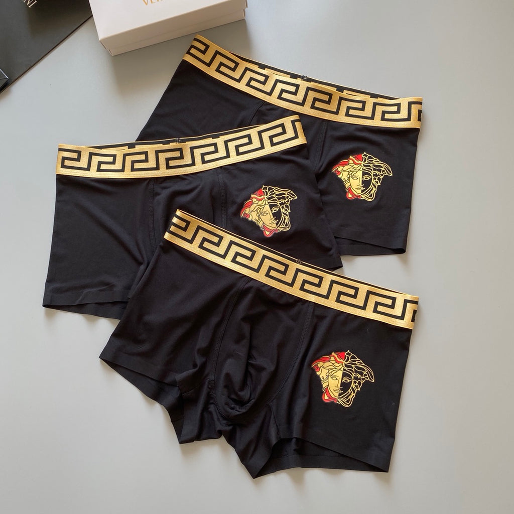 Versace small colored medusa boxer briefs - view 3