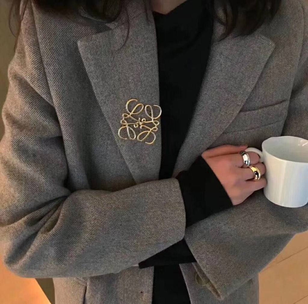 Loewe Open Anagram Brooch - product image 21