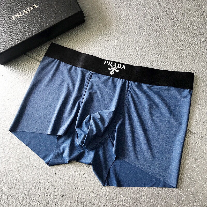 Prada black waist white wordmark boxer briefs - view 5