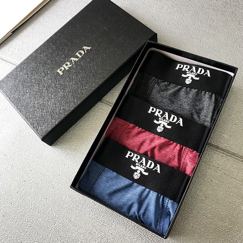 Prada black waist white wordmark boxer briefs - view 1
