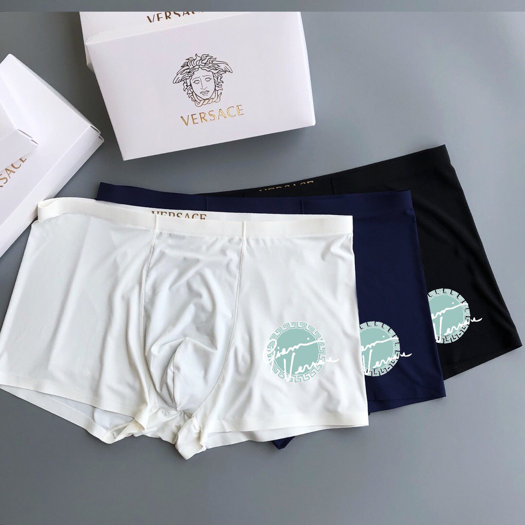 Versace mint medusa circle boxer briefs - view 2