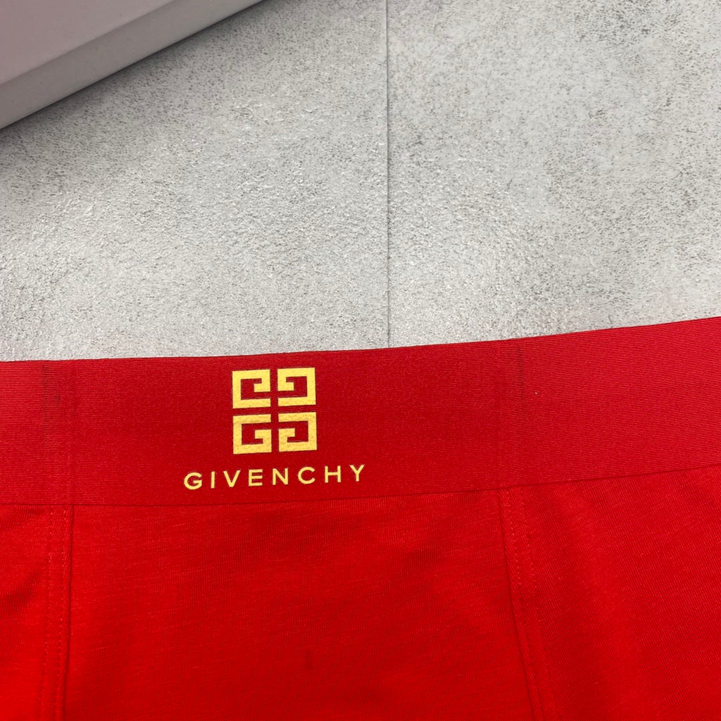 Givenchy red gold emblem boxer briefs - view 9