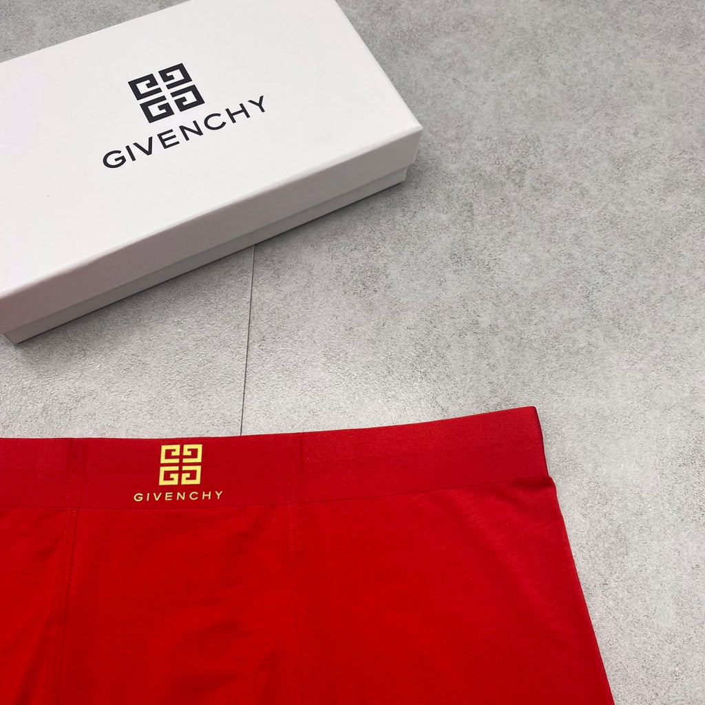 Givenchy red gold emblem boxer briefs - view 8