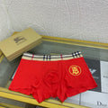 Burberry red check gold tb boxer briefs - view 1