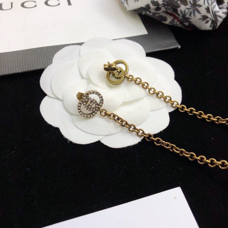 Gucci Gold-Tone Pearl Drop Earrings - album image 7