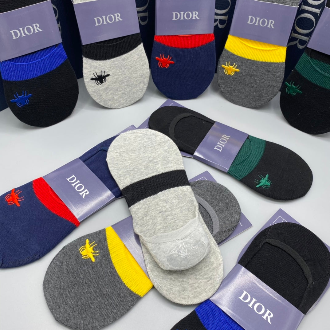 Dior color accent bees ankle socks - view 9