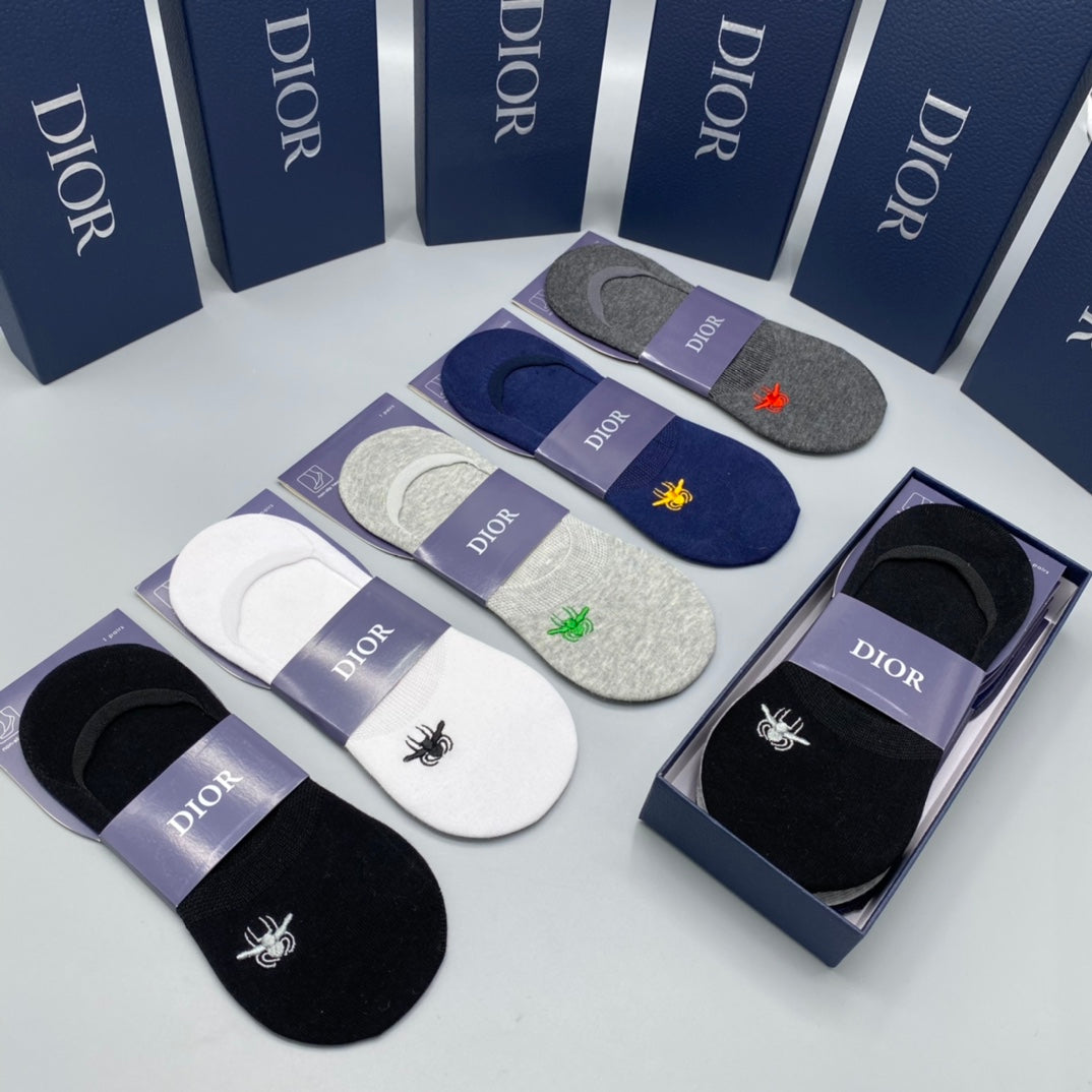 Dior small bee assortment ankle socks - view 1
