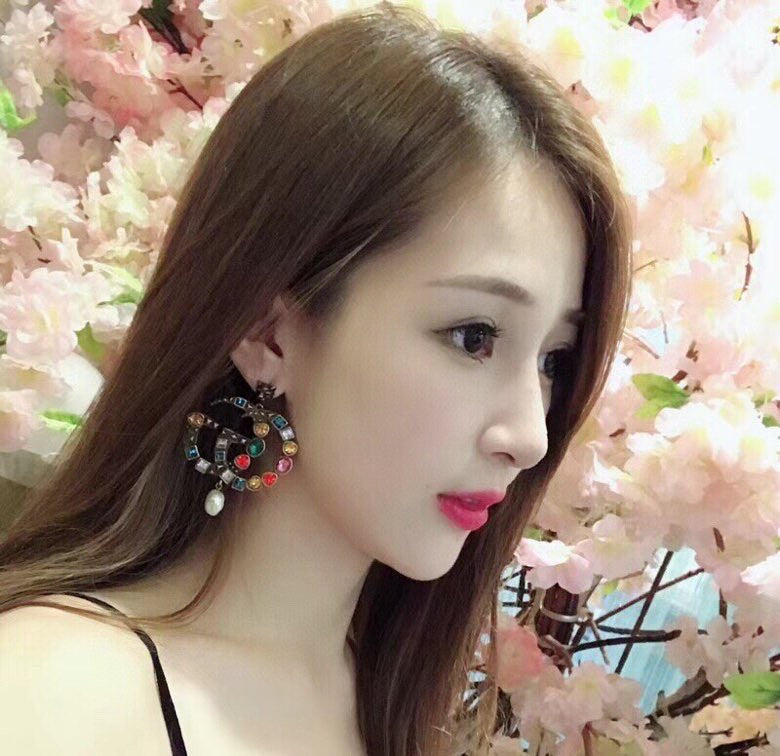 Gucci Multicolor Crystal Accent Stud Earrings - album image 4