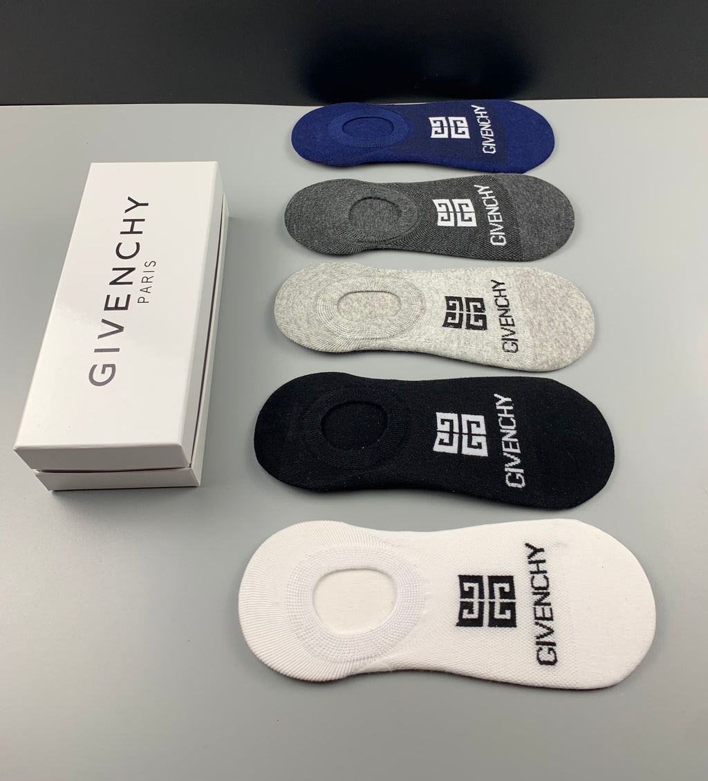 Givenchy monogram letter liner ankle socks - view 6