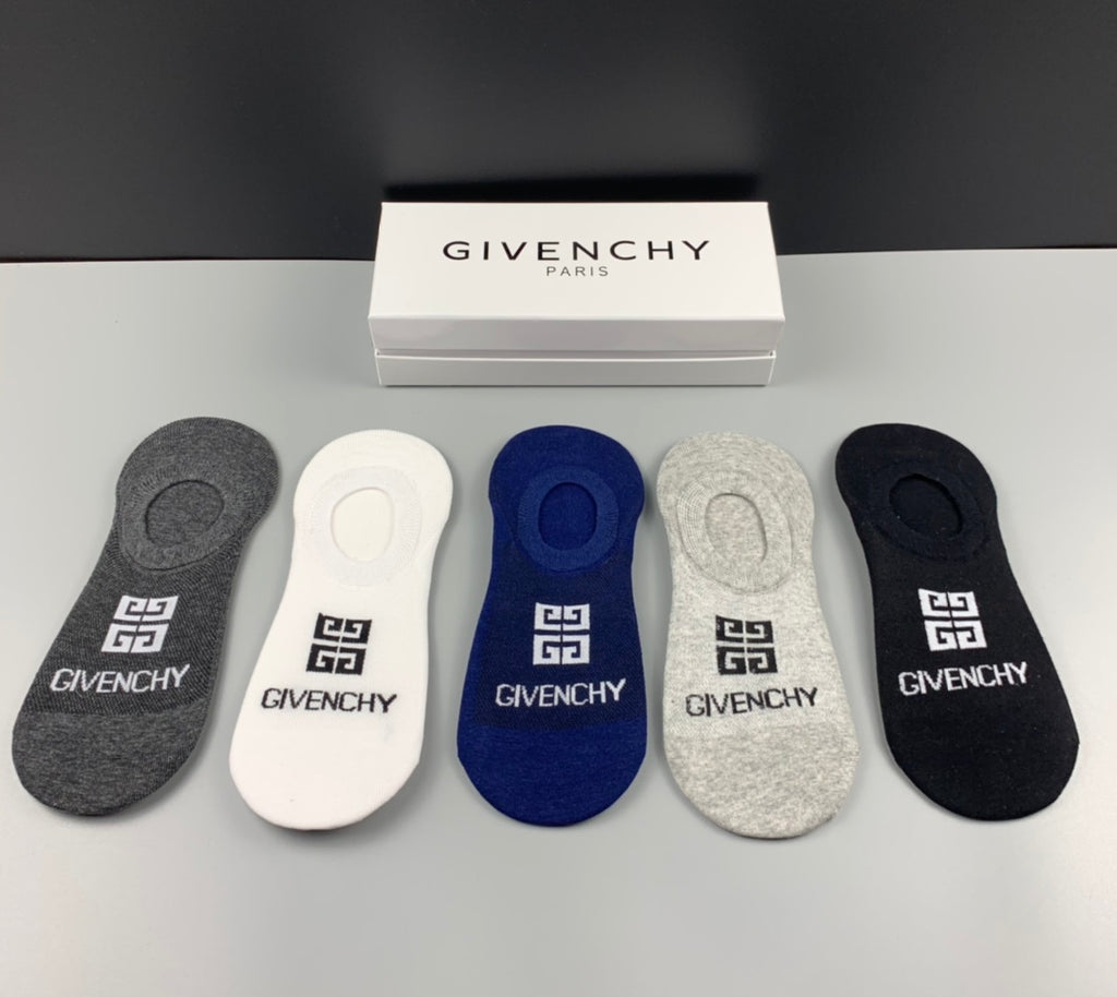Givenchy monogram letter liner ankle socks - view 1