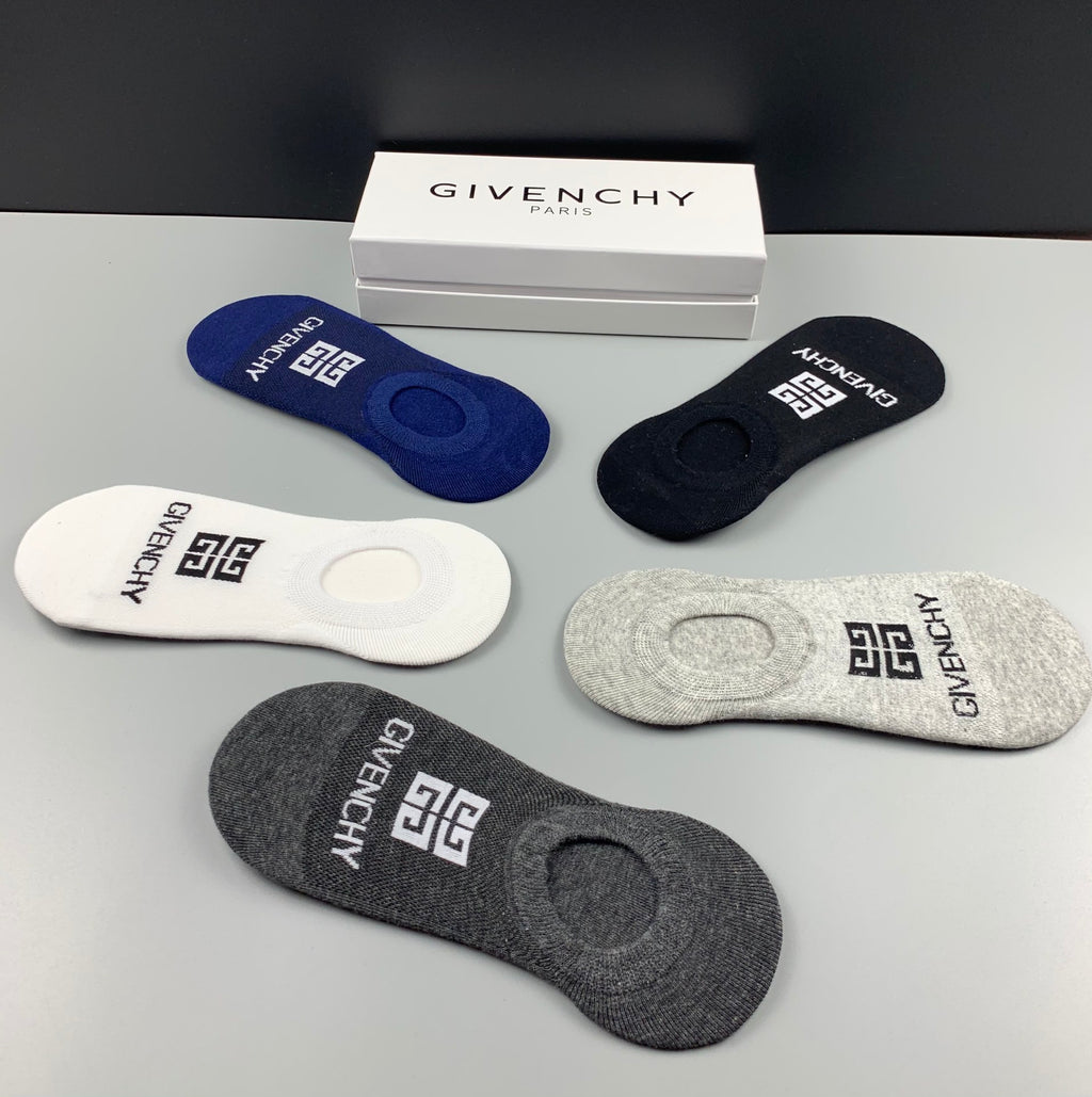 Givenchy monogram letter liner ankle socks - view 3