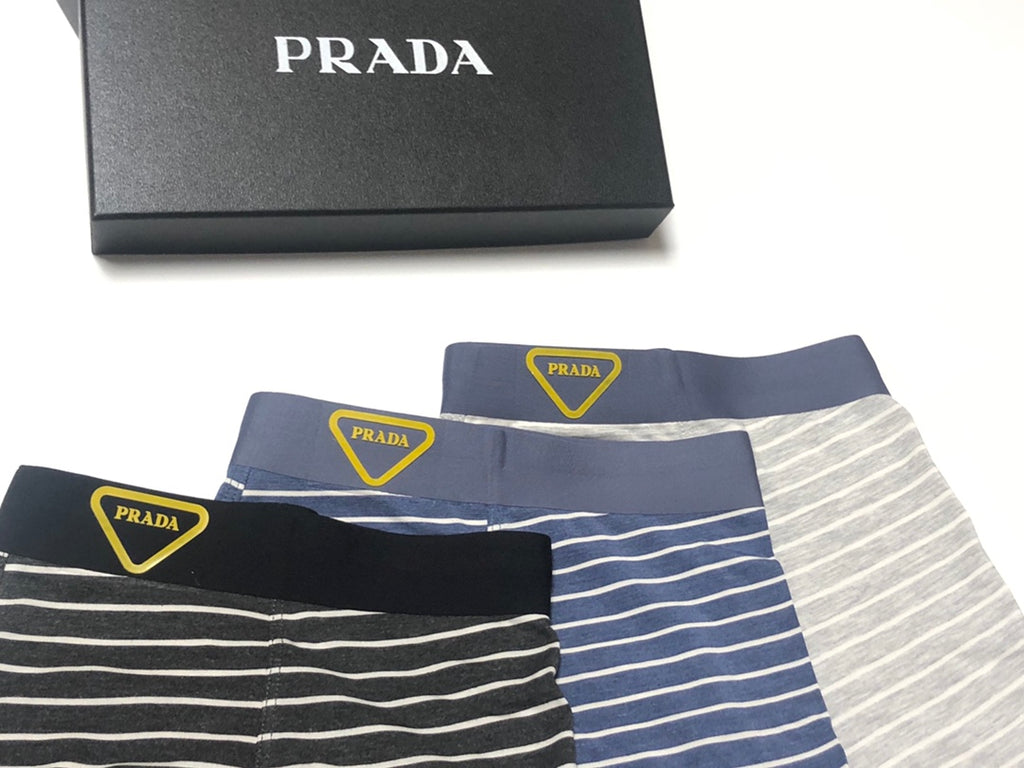 Prada horizontal stripe triangle boxer briefs - view 5